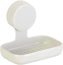 Saboneteira C/Ventosas Arthi Off White - Linha Fixa Arthi, C. 10,2 x L. 12,5 x A. 11,2 cm