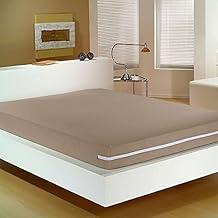 Capa de Colchao Doce Vida Casal Altura 20 Castor, castanho, Duplo