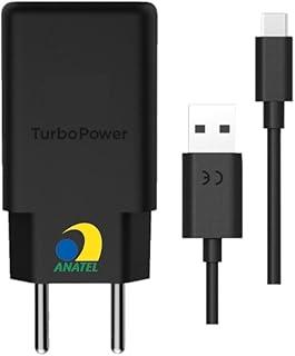 Carregador Turbo Android 30W 4.0 Entrada Tipo C Cabo USB Tipo C 1m Preto Universal Carregador de Parede PREMIUM APPARI