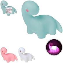 Luminária Dinossauro a Bateria com Luz Suave - Decoração Infantil Criativa para Quarto e Mesa de Estudos