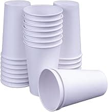 Copo de Papel Branco 300ml Biodegradável Descartável – Pacote com 100 Unidades para Café e Eventos