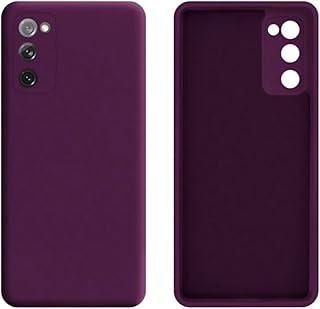 Capinha Colorida Linha PREMIUM Compatível Com Samsung Galaxy S20 FE Preto, Branco, Vermelho, Amarelo, Lilás, Roxo, Azul, Laranja, Marrom, Verde, Cinza, Rosa Case Slim Flexível Aveludada 3 Camadas De Proteção DUPIN (ROXO)