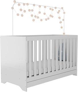 Berço 3 em 1 com Colchão Incluso Pipoca Multimóveis Bb0527c Branco