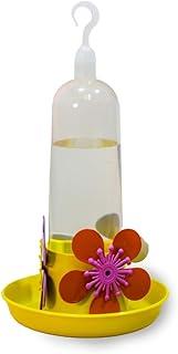 KIT 2 Bebedouros para Beija-Flor 90ml com Bandeja – Atrai Pássaros, Fácil de Pendurar e Limpar, Ideal para Jardim, Cores Sortidas