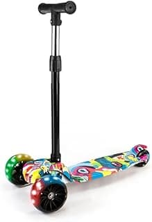 Patinete Infantil 3 Rodas Com Led Dobrável - Mega Compras com 36.71% de desconto por R$ 56,90 na amazon