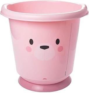 Banheira Sensitive 17,2 Lts Infantil Ofurô De Bebê Plasútil (Ursa Lúdica Rosa)