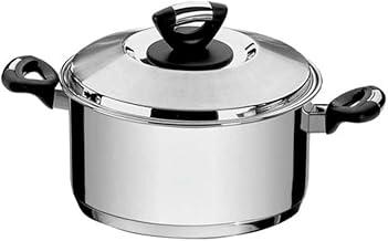 Caçarola Funda Fundo Triplo com Tampa Alças de Baquelite, Tramontina, Solar 62724160, Inox, dimetro de 16 cm, 1.8 L