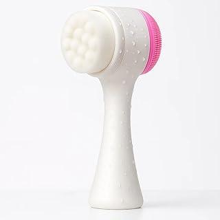 Escova de Limpeza Facial 2 em 1 em Silicone, Limpeza Profunda e Massagem Suave, à Prova D'água, Portátil, Manual, Skincare Completa para Todos os Tipos de Pele