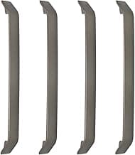 4 Pçs Puxadores Para Armario Porta Guarda Roupa Barça 25,6cm (Bronze Fosco)