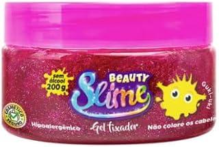 Gel para Cabelos Glitter Rosa Beauty Slime - 200 g