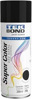 Tinta Spray Preto Fosco Aerossol TekBond Uso Geral 350ml/250g