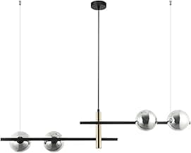 PENDENTE BAMBU PRETO (C)104CM (L)31.5CM (A)22CM 4XG9 100W