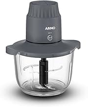 Processador de Alimentos Arno Choppeo CH01, 500W, Recipiente de Vidro 2L, 2 Velocidades, 4 Lâminas Inox, Tampa de Conservação e Base Antiderrapante, 220V