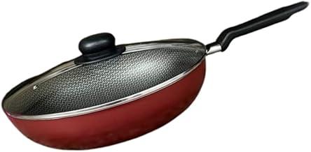 Frigideira Grande Funda Antiaderente 28 Cm Com Tampa - Tramontina (Vermelha)