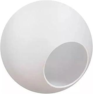 Globo de Vidro para Luminária, 15 cm de Diâmetro, Bocal 7 cm, Branco