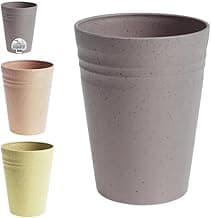 Conjunto de 5 Copos de Fibra de Bambu 300ml cores sortidas