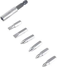 Jogo de bits/ponteiras com 7 peças, encaixe sextavado 1/4", VONDER