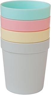 Kit 4 Copos Bebês 200ml Menina Candy Color