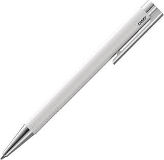 LAMY logo M+ white - Caneta esferográfica com corpo de plastico robusto - incluindo recarga M 16 azul com 15.01% de desconto por R$ 132,08 na amazon
