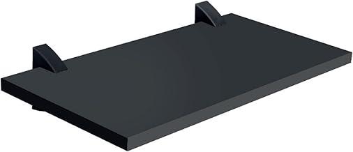 PRAT.K Prateleira Concept Reta Madeira Preta 20x40cm - Suporte Plástico - Organizador de Parede (Concept)