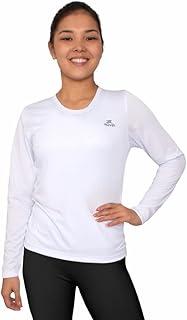 Camisa Dry Basic LS Muvin – Manga Longa – Feminina – Proteção Solar UV50 – Camiseta Para Academia – Treino Funcional – Pilates – Yoga – Corrida – Ginástica – Fitness – Caminhada – Secagem Rápida