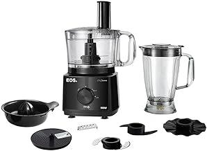 Processador de Alimentos Eos Multipro 7 em 1 900w Inox All Black Eps01p 110v