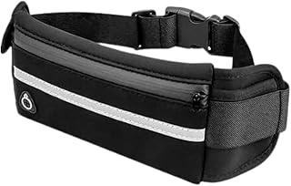 Pochete Esportiva Pochete Corrida Academia Bike Porta Celular Garrafa Cinta Fitness Doleira Impermeavel, PREMIUM (Preto)