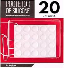 Protetor De Silicone Gota Adesivo Multiuso Anti Impacto Móveis 20 Unids Transparente para Porta Protetor de Maçaneta Contra Batidas Porta