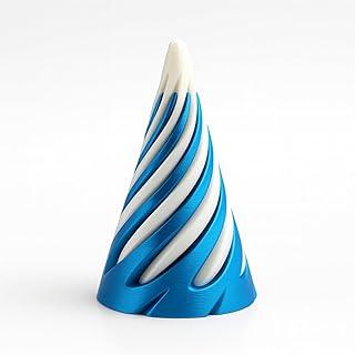 Brinquedo Antiestresse Espiral Giratório Kit, Fidge Toy, Giro Suave, Toque Confortável, Várias Cores, Ansiedade, Foco Spinner (Cone)