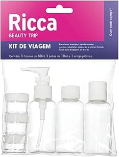Ricca Kit de Viagem com 25.9% de desconto por R$ 26,00 na amazon