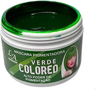 Máscara Matizadora Tonalizante Sem Amônia Resultado 100% Natural - 300g – Efeito Natural, Brilho Intenso e Cobertura Gradual - VERDE