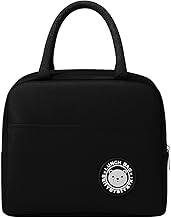 Bolsa Térmica com Alça para Conservação de Alimentos e Bebidas, Lancheira Térmica Portátil (Preto)