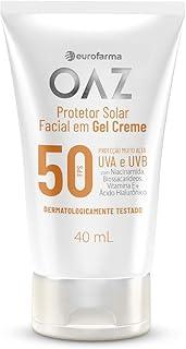Protetor Solar Facial Fps50 Gel Creme EUROFARMA Oaz 40Ml