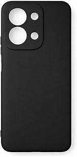 Compativel com Xiaomi Redmi 15C - Capa Capinha Case Silicone Macia Veludo Forro Interno Premium Com Proteção De Câmera Preta
