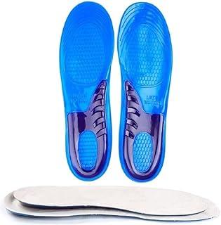 Palmilha Ortopédica Gel Silicone Anti Impacto Absorção De Choque Massagem Conforto Unissex Com Corte De Tamanhos 33 ao 47 PREMIUM DUPIN (33-36)