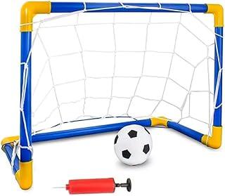 Kit Trave de Futebol Infantil com Bola e Bomba de Ar Brinquedo Esportivo para Crianças 4 5 6 7 Anos Presente