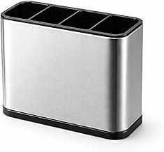 Escorredor de Talheres em Aço Inox com Bandeja Removível – Organizador de Pia Antiderrapante, Fácil de Limpar e Alta Durabilidade