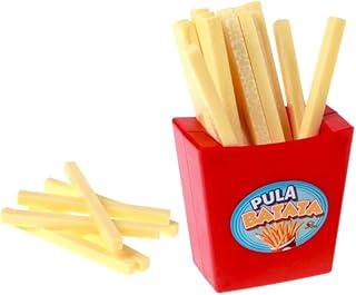 Pula Batata Jogo de Diversão com Batatas Fritas de Plástico, Brinquedo Educativo para Crianças, Embalagem Vermelha