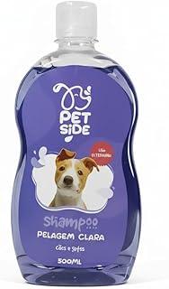Shampoo Pet Branqueador Matizador Natural Cães e Gatos Pelos Brancos Claro 500ml