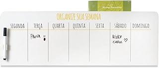 painel calendário prateleira semana 17x50cm