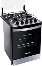 Fogão Brastemp 4 Bocas de embutir Inox com dupla chama e grades individuais - BYO4EBR Bivolt