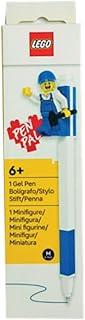 Caneta Gel com Minifigura Lego Original - Cor Azul