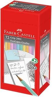 Ecolapis Grafite Grip 2001, Faber-Castell, 2001BTP/72,Tons Pastel, 72 unidades
