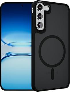 Capinha Magnética para Samsung Galaxy S23 Fe - Fosca, Design Fino e Resistente, Bordas Reforçadas e Frame de Câmera | Elite Diffy (Preto, Galaxy S23 Fe)