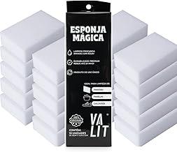 Valit Kit 10 Esponjas Mágicas Remove Tira Mancha Bucha Limpa Parede Tênis Chão