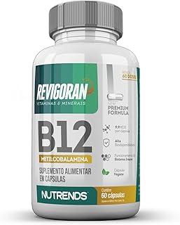 Revigoran Vitamina B12 Metilcobalamina 9,9mcg 413% 60 cápsulas, Nutrends