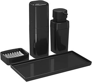 Coza - Kit Banho Splash 4 Peças - Preto