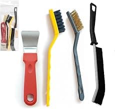 Kit Limpeza 4 Peças Multiuso 1 Espátula 3 Escovas Nylon Aço Premium com 10% de desconto por R$ 17,91 na amazon