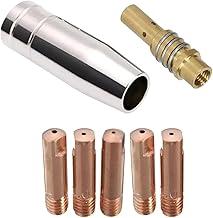 Kit de Solda MIG - 5 Pontas de Contato 0.8mm, 1 Bico 12mm, 1 Difusor | Acessórios para Tocha de Soldagem