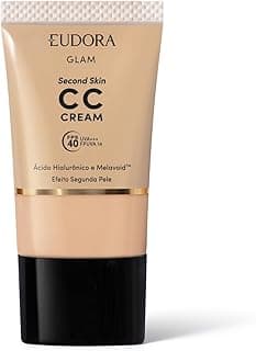 Eudora Glam Second Skin CC Cream Cor 10 30ml com 37.43% de desconto por R$ 43,79 na amazon